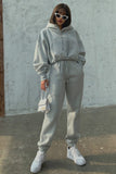 namcoverse Drawstring Hoodie Crop Top & Jogger Pants