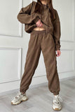 namcoverse Drawstring Zip-up Hoodie Long Pants Suits