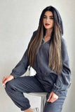 namcoverse Drawstring Zip-up Hoodie Long Pants Suits