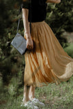 namcoverse ARO LORA Elegant Pleated Mesh Skirt