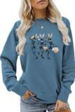 namcoverse Easter Skull Rabbit Graphic Sweatshirt