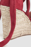 namcoverse Espadrille Platform Lace-Up Heel Sandals