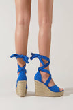 namcoverse Espadrille Platform Lace-Up Heel Sandals