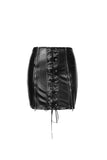 namcoverse Eyelet Strap Pack Hip Leather Skirt