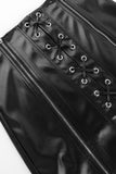 namcoverse Eyelet Strap Pack Hip Leather Skirt