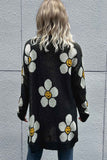 namcoverse Floral Long sleeve Button Down Cardigan