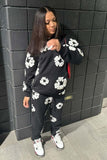 namcoverse Floral Print Hoodie Suits