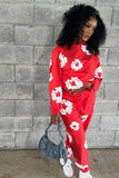 namcoverse Floral Print Hoodie Suits