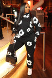 namcoverse Floral Print Hoodie Suits