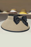 namcoverse Foldable Bow Ties Straw Hat