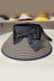 namcoverse Foldable Bow Ties Straw Hat