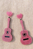 namcoverse Glitter Guitar Earrings