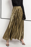 namcoverse Glitter Pleated Midi Skirt