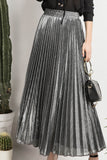 namcoverse Glitter Pleated Midi Skirt