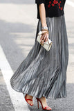 namcoverse Glitter Pleated Midi Skirt