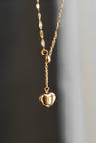 namcoverse Gold Heart Pendant Necklace