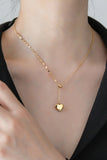 namcoverse Gold Heart Pendant Necklace