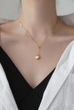 namcoverse Gold Heart Pendant Necklace