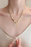 namcoverse Gold Letter D Necklace