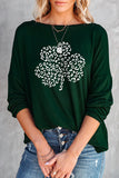 namcoverse Green Clover Lucky Pullover