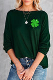 namcoverse Green Clover Lucky Pullover