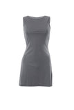 namcoverse Grey Crew Neck Pack Hip Tank Dress