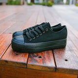 namcoverse namcoverse-White Woman Casual Shoes  Spring Autumn Female Canvas Shoes Thick Bottom Lace Up Ladies Flats Fashion High Quality Footwear