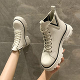 namcoverse namcoverse Autumn Boots New Style Women Casual Shoes Platform Sneakers PU Leather Shoes Woman High Top White Shoes Tenis Feminino 0823