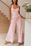 namcoverse Halter Sleeveless High Waist Jumpsuits