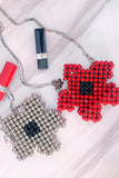 namcoverse Handmade Pentagonal Beaded Crossbody Bag