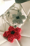 namcoverse Handmade Pentagonal Beaded Crossbody Bag