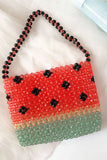 namcoverse Handmade Watermelon Beaded Bag