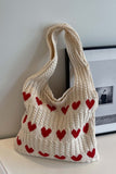 namcoverse Heart Knitted Shoulder Bag