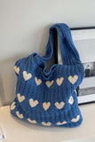 namcoverse Heart Knitted Shoulder Bag