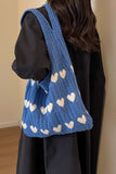 namcoverse Heart Knitted Shoulder Bag