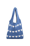 namcoverse Heart Knitted Shoulder Bag