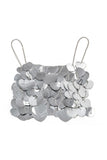 namcoverse Heart Shaped Sequin Body Chain