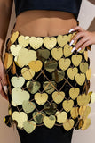 namcoverse Heart Shaped Sequin Body Chain