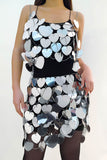 namcoverse Heart Shaped Sequin Body Chain