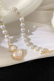 namcoverse Heart-shaped Pearl Necklace