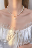 namcoverse Heart-shaped Pearl Necklace