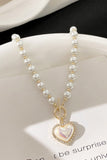 namcoverse Heart-shaped Pearl Necklace