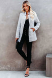 namcoverse Heather Grey Pocketed Coat