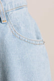 namcoverse High Rise Beading Cutout Straight Denim Jeans