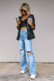 namcoverse High Rise Distressed Jeans