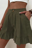 namcoverse High Waist Ruffled Shorts