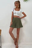 namcoverse High Waist Ruffled Shorts