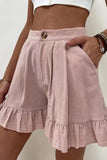 namcoverse High Waist Ruffled Shorts