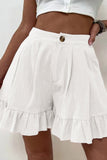 namcoverse High Waist Ruffled Shorts