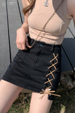 namcoverse High Waist Side Straps Skorts